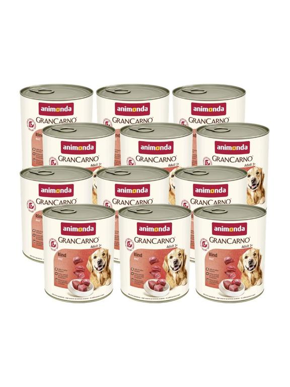 ANIMONDA GranCarno Adult Dog smak: Wołowina  12 x 800g