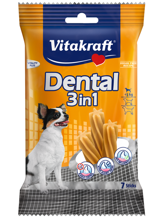 Vitakraft Dental Sticks XS 7szt, do 5kg