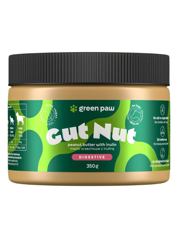 Green Paw Gut Nuts 350g - Masło orzechowe z inuliną dla psów
