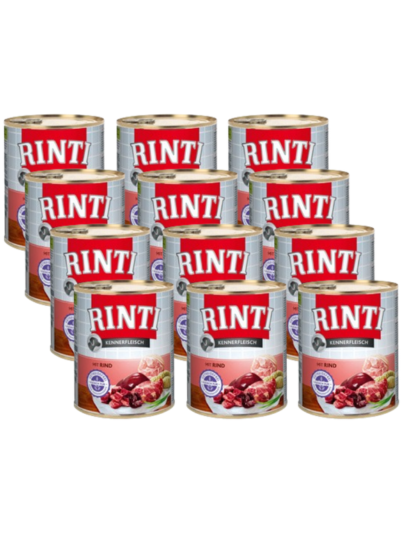Rinti Kennerfleisch karma mokra dla psa - wołowina 12x800g