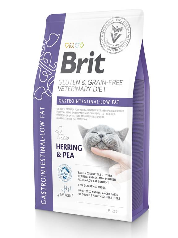 BRIT GF Veterinary Diets Cat Gastrointestinal-Low Fat 5kg