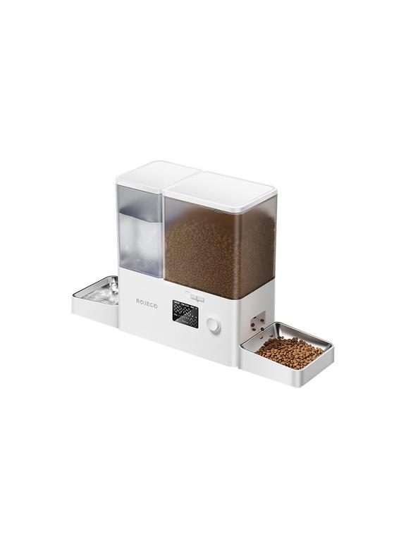 Dozownik karmy 2w1 ROJECO Button Version (biały)