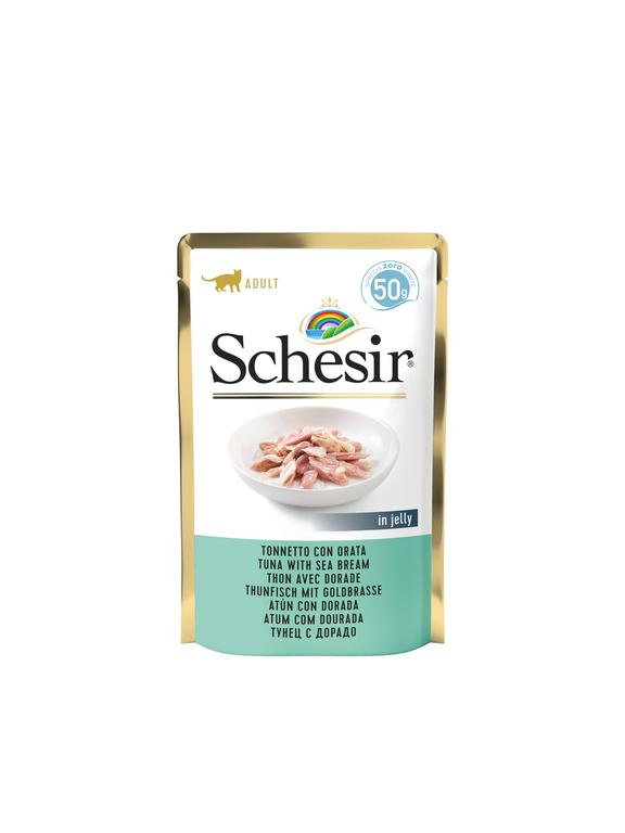 Schesir Tuńczyk i dorada w galaretce 50g