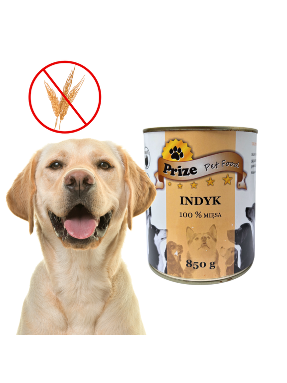 Prize Karma Mokra Dla Psa Indyk 100% 850g