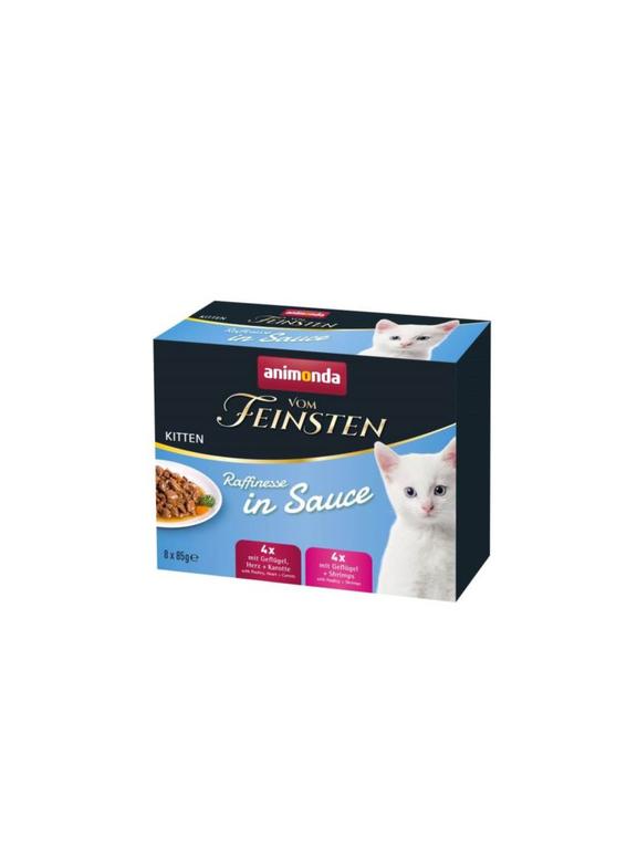 ANIMONDA Raffinesse Kitten 8x85g mix smaków