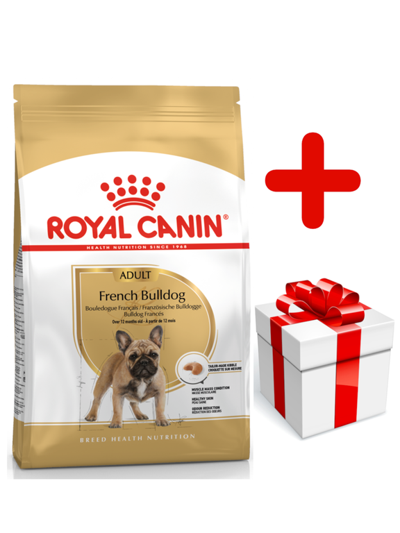 ROYAL CANIN French Bulldog Adult 9kg karma sucha dla psów dorosłych rasy bulldog francuski + niespodzianka dla psa GRATIS!