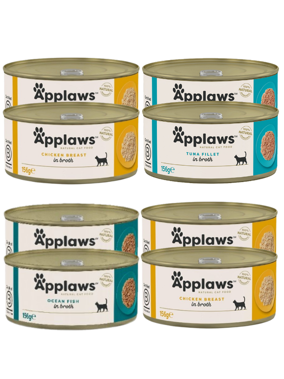 Applaws Cat Mix 4 smaków (8x156g)