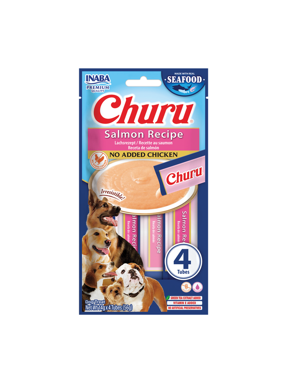 INABA Dog Churu (fish based) salmon 4x14g (56g)