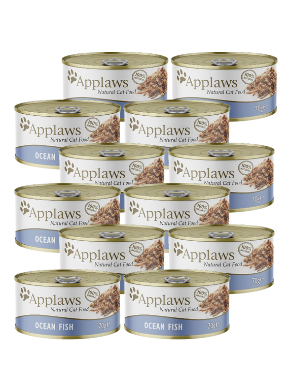 Applaws Cat Ryby oceaniczne 12x70g PUSZKA