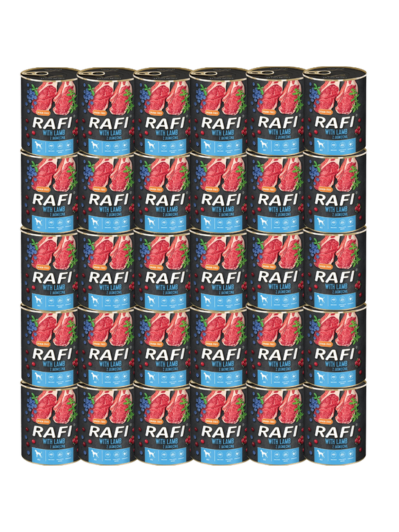 DOLINA NOTECI Rafi z jagnięciną 30x800g