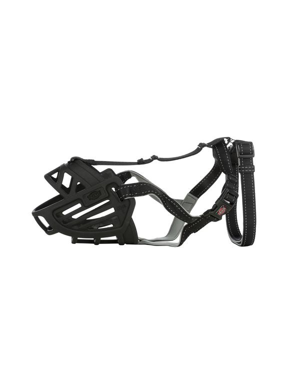 TRIXIE Kaganiec Muzzle Flex, silikonowy, M, czarny