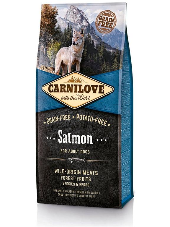 Carnilove Salmon for Adult 1,5kg /Opakowanie uszkodzone (8389,8392,8421,8417,8559,8559,8570,8628) !!!