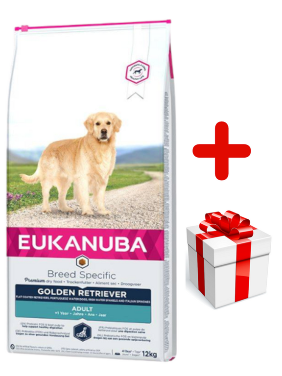 Eukanuba adult golden retriever 12kg + niespodzianka dla psa GRATIS!