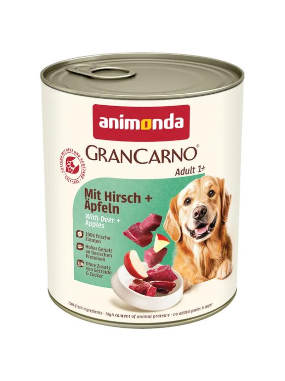 ANIMONDA GranCarno Adult Dog smak: Jeleń + jabłko 800g