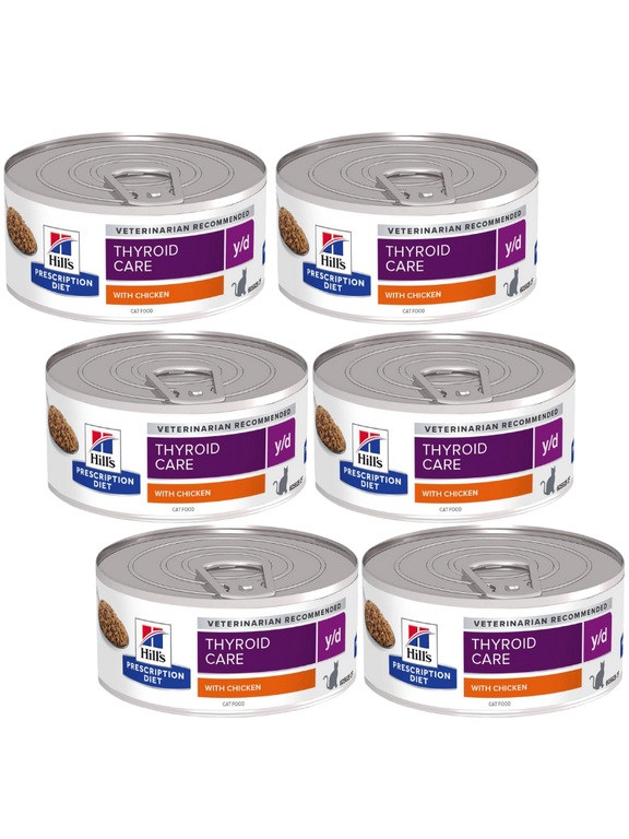 HILL'S PD Prescription Diet Feline y/d 6x156g - puszka