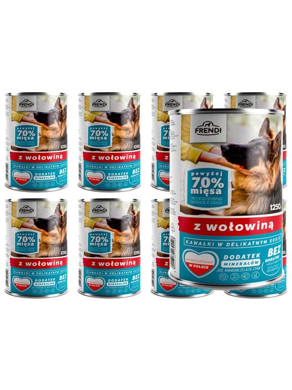 Frendi kawałki w delikatnym sosie z wołowiną 8x1250g