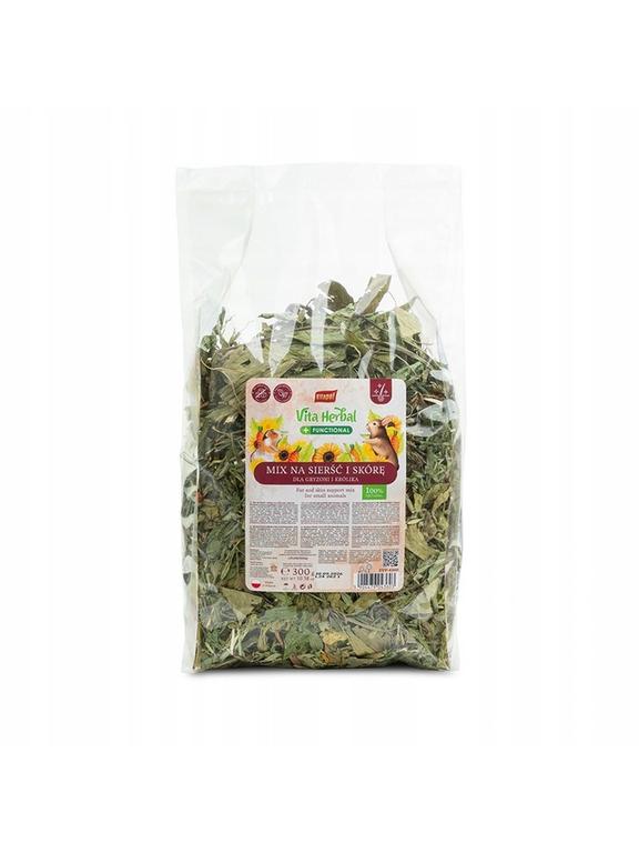VITAPOL Vita Herbal Functional mix na sierść i skórę dla gryzoni i królika 300g