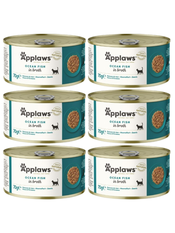 Applaws Cat Ryby oceaniczne 6x70g PUSZKA
