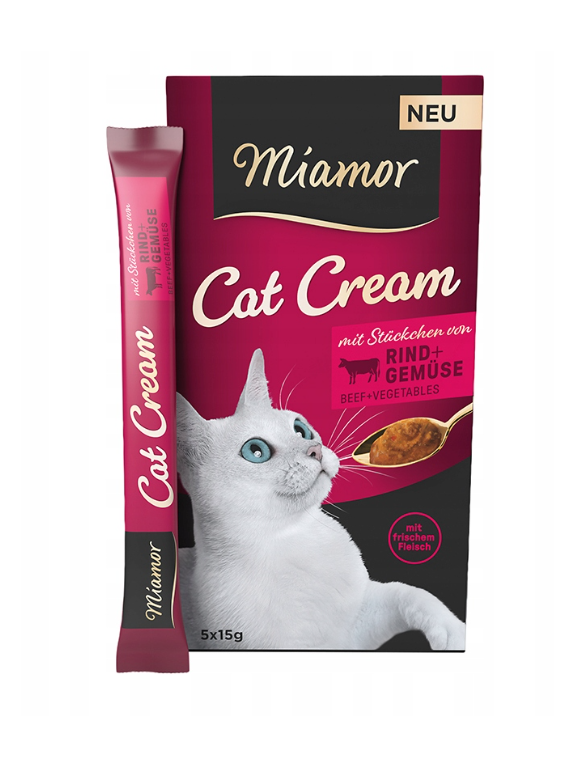Miamor Pasta z wołowiną i warzywami 5x15g