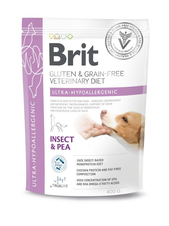 BRIT GF Veterinary Diets Dog Ultra-Hypoallergenic Insect 400g
