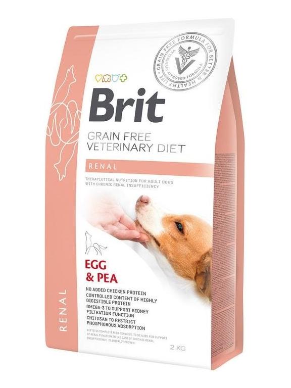 Brit gf veterinary diets dog Renal 2kg