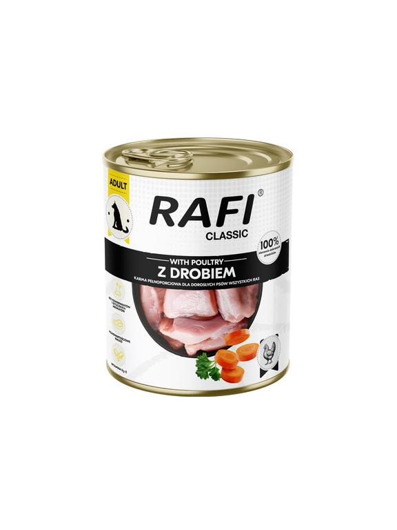 DOLINA NOTECI Mokra karma dla psa Rafi Classic z drobiem 800g