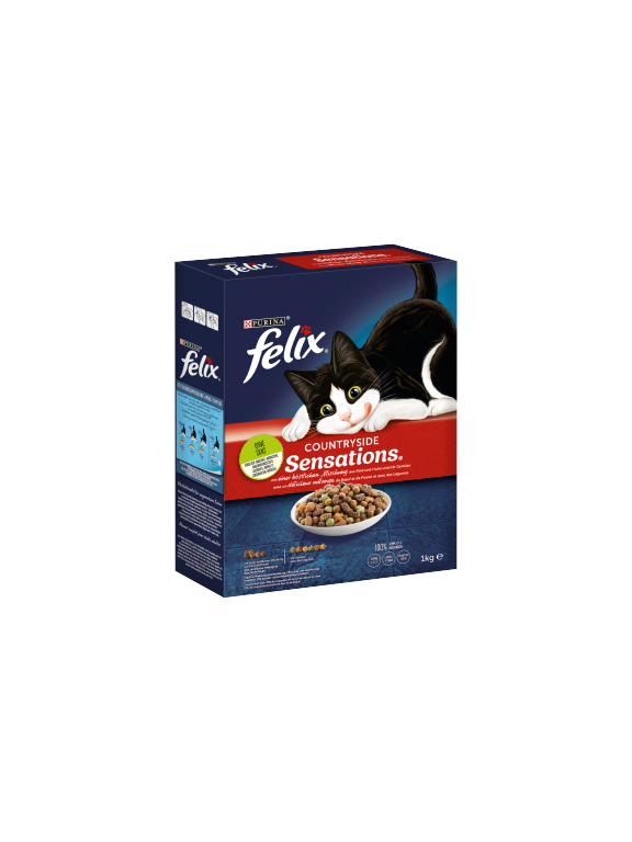 Felix Countryside Sensations z mieszanką wołowiny i kurczaka i z warzywami 1kg