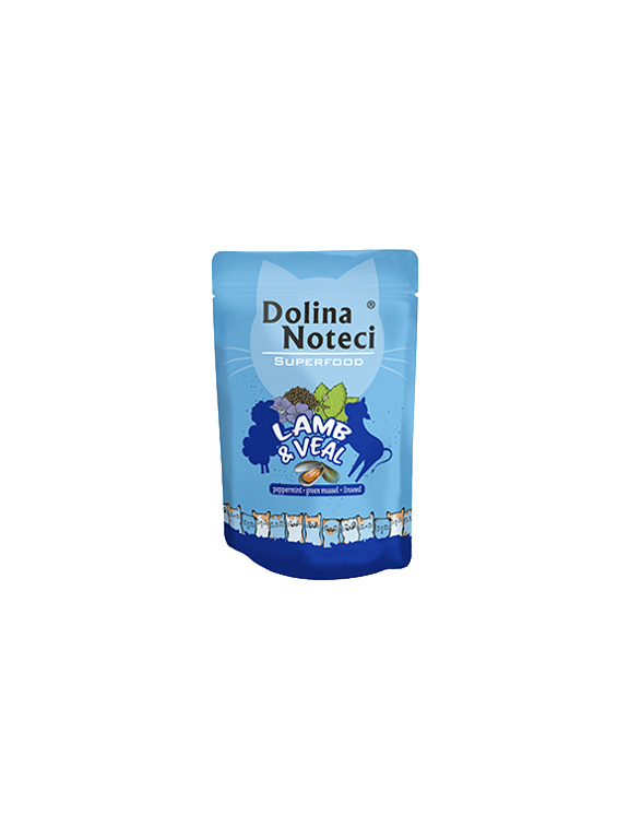 DOLINA NOTECI Superfood cielęcina i jagnięcina saszetka 85g