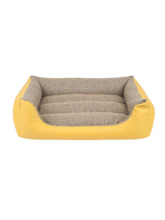 AMIPLAY- Sofa ZipClean 4 in 1 Morgan-żółte L