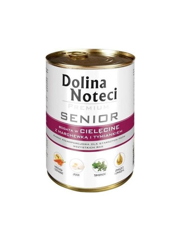 Dolina Noteci PREMIUM Senior bogata w cielęcinę, marchew i tymianek 400g