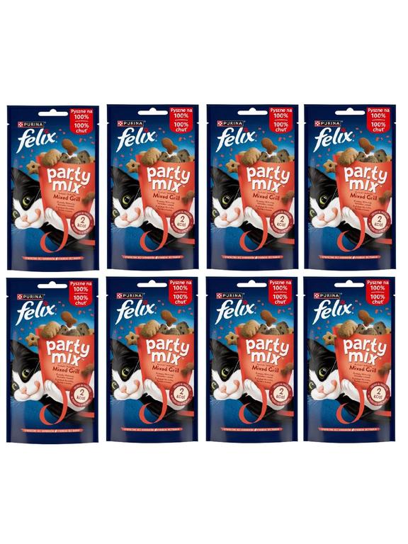 Felix Party Mix Mixed Grill 8x60g