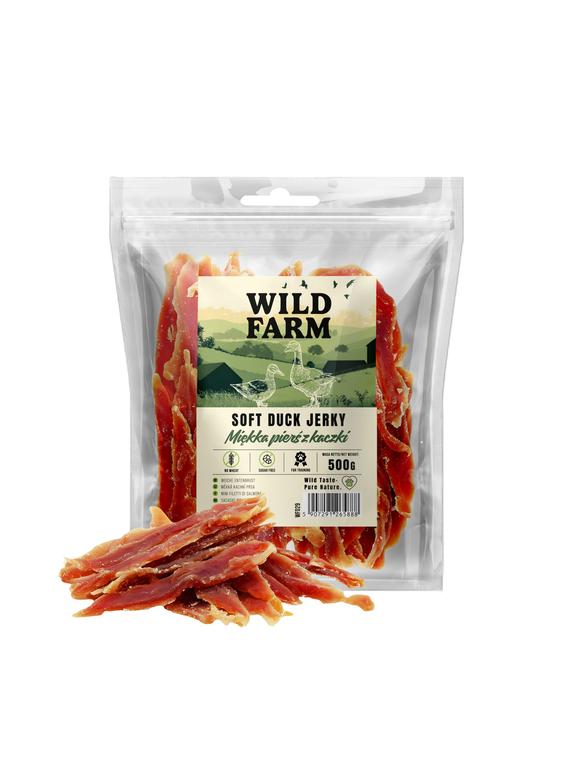 WILD FARM miękka pierś z kaczki 500g przysmak dla psa