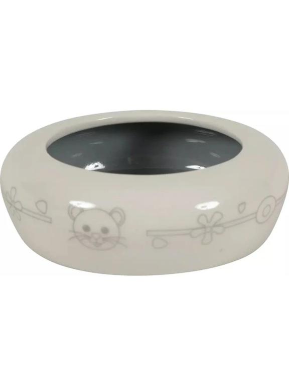 ZOLUX Miska ceramiczna dla gryzonia 100 ml kol beżowy/szary