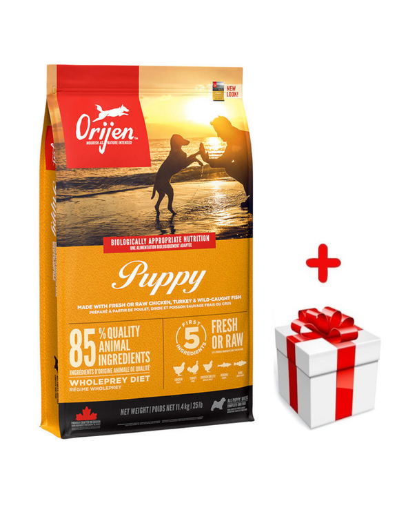 ORIJEN Dog Puppy 11,4kg + niespodzianka dla psa GRATIS!