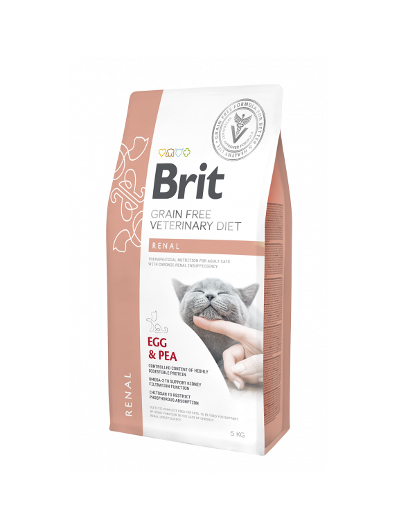 Brit gf veterinary diets cat Renal 5kg