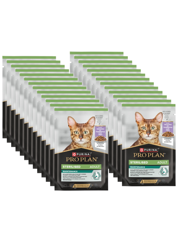 Purina Pro Plan Sterilised z indykiem dla kota 26x85g