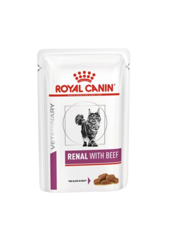 ROYAL CANIN ROYAL CANIN Renal with Beef 24x85g saszetka