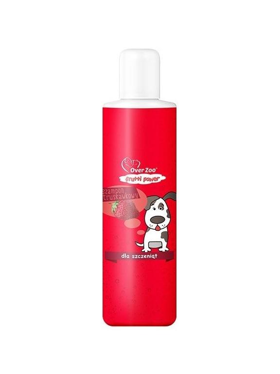 OVER ZOO Szampon Frutti Power Truskawkowy dla szczeniąt 200ml