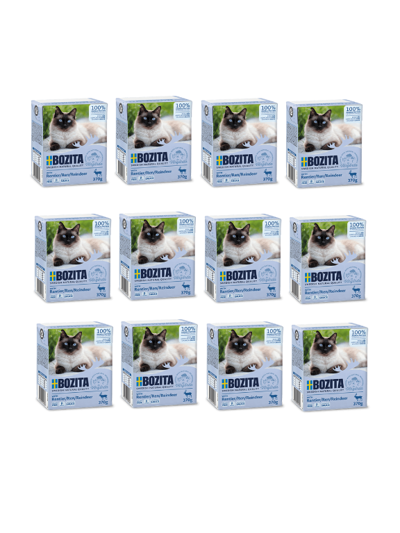BOZITA Cat Renifer W Sosie 12x370g