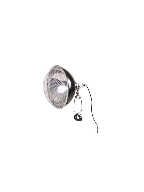 TRIXIE Lampa z klamrą zaciskową, czarna, z siatką ochronną, o 21cm, 150W