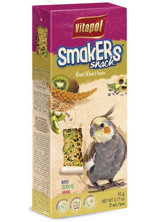 VITAPOL Kolby Smakers dla nimfy - kiwi 2szt.
