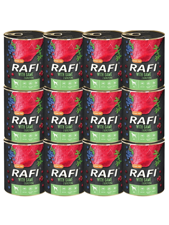 DOLINA NOTECI Rafi z dziczyzną 12x800g
