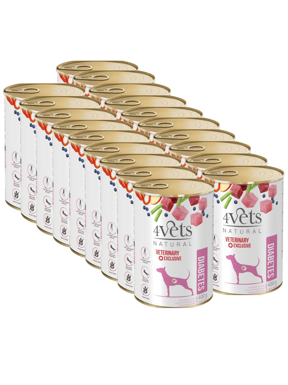 4Vets Dog Diabetes 18x400g