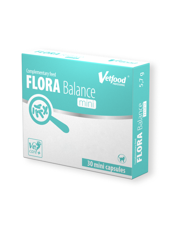 VETFOOD FLORA Balance mini 30 kapsułek