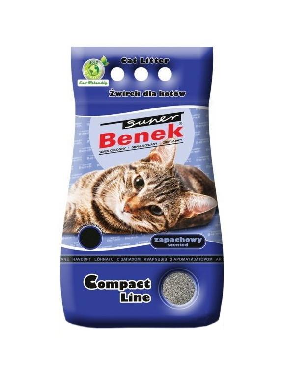 SUPER BENEK Żwirek Compact Bryza Morska 10l