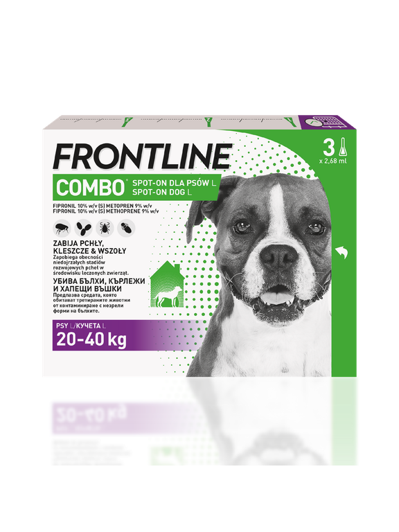 FRONTLINE Combo Spot -On Pies L 20-40kg (pipeta 3x 2,68ml)