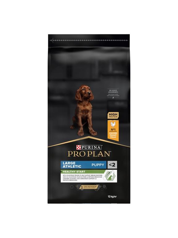 Purina Pro Plan Large Puppy Athletic Optistart, kurczak i ryż 12kg / Opakowanie uszkodzone (3664,3665,5167,5575,7021,8739) !!!