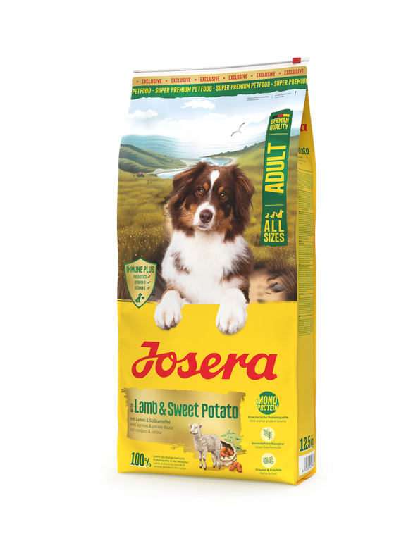 JOSERA EXCLUSIVE Adult / Lamb & Sweet Potato 12,5kg / opakowanie uszkodzone (6636) !!!