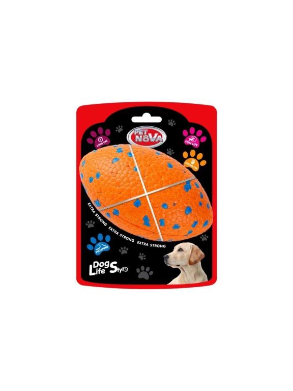 Pet Nova Rugby 14cm STRONG pomarańczowe L