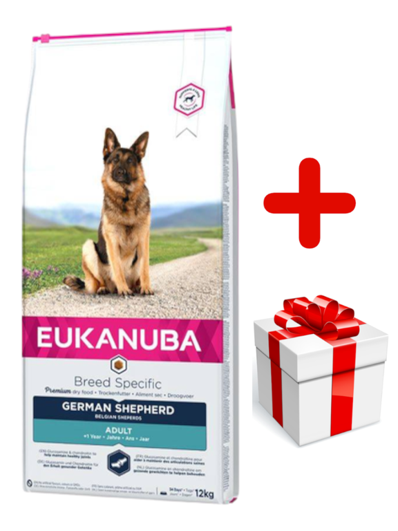Eukanuba adult german shepherd 12kg + niespodzianka dla psa GRATIS!